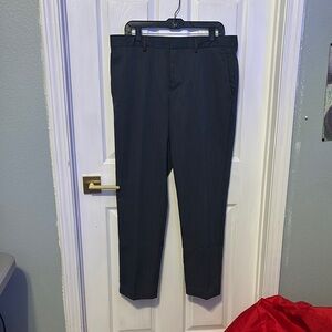 Perry Ellis Blue Dress Pants Slim Fit Tailored